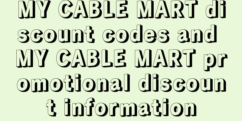 MY CABLE MART discount codes and MY CABLE MART promotional discount information