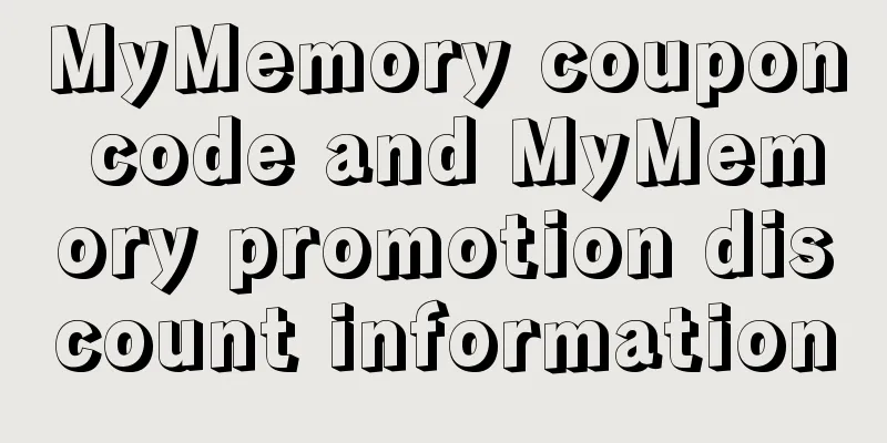 MyMemory coupon code and MyMemory promotion discount information