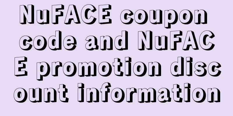 NuFACE coupon code and NuFACE promotion discount information