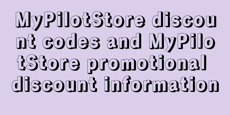 MyPilotStore discount codes and MyPilotStore promotional discount information