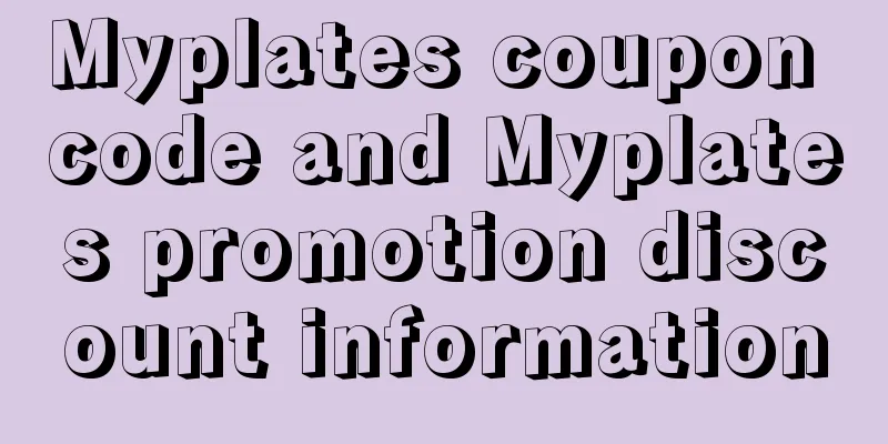 Myplates coupon code and Myplates promotion discount information