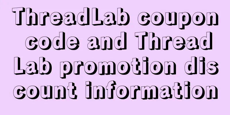 ThreadLab coupon code and ThreadLab promotion discount information
