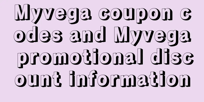 Myvega coupon codes and Myvega promotional discount information