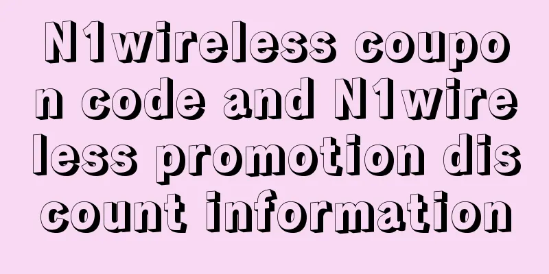 N1wireless coupon code and N1wireless promotion discount information
