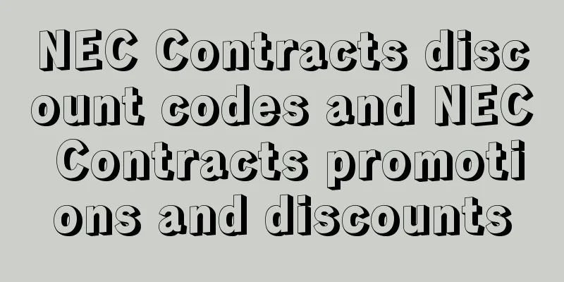NEC Contracts discount codes and NEC Contracts promotions and discounts
