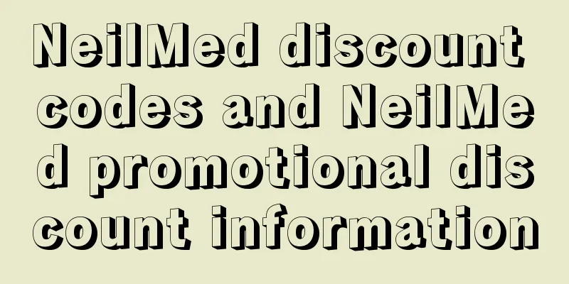 NeilMed discount codes and NeilMed promotional discount information