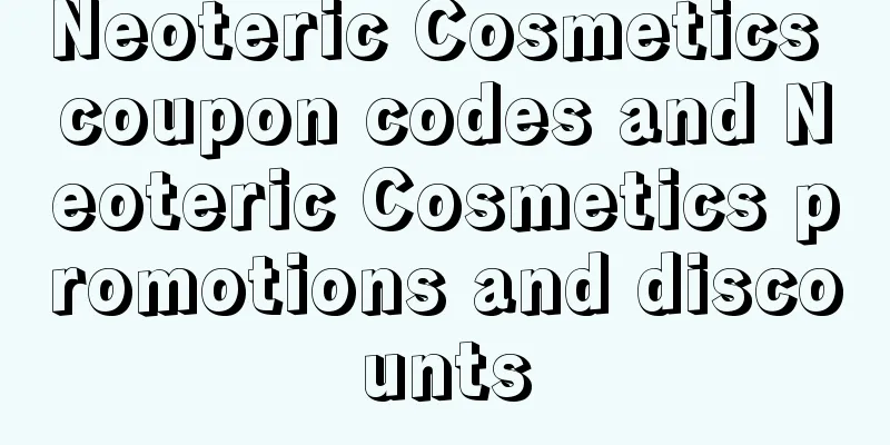 Neoteric Cosmetics coupon codes and Neoteric Cosmetics promotions and discounts
