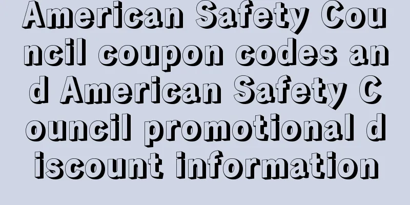 American Safety Council coupon codes and American Safety Council promotional discount information