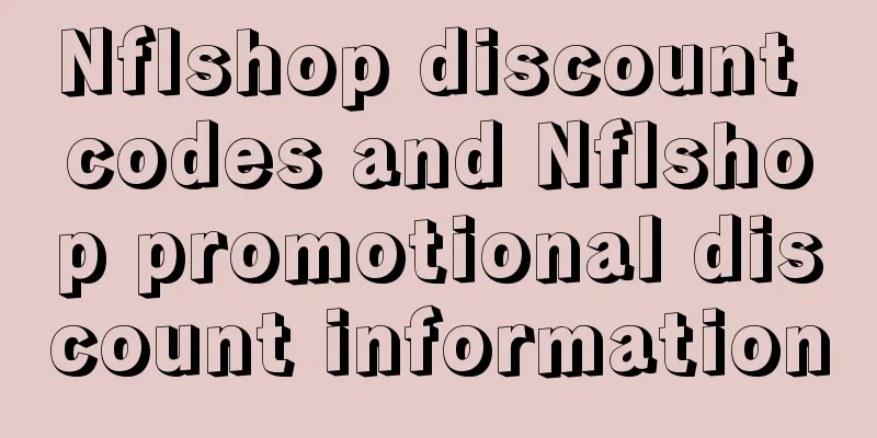 Nflshop discount codes and Nflshop promotional discount information