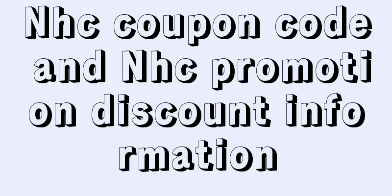 Nhc coupon code and Nhc promotion discount information