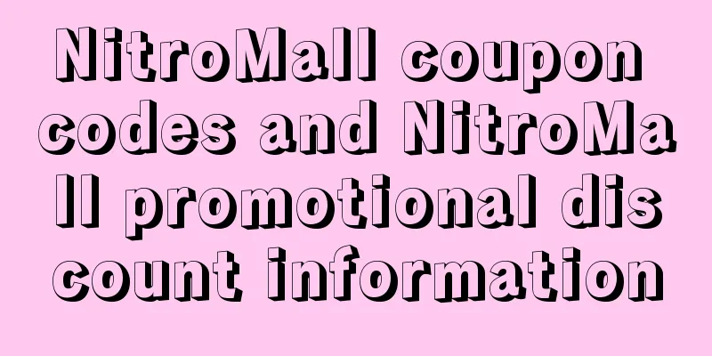NitroMall coupon codes and NitroMall promotional discount information
