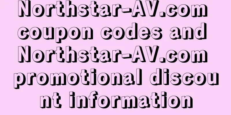 Northstar-AV.com coupon codes and Northstar-AV.com promotional discount information