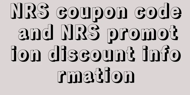 NRS coupon code and NRS promotion discount information