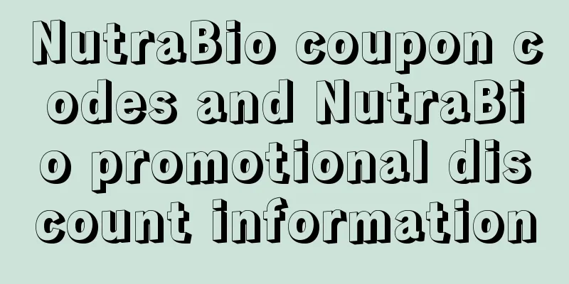 NutraBio coupon codes and NutraBio promotional discount information
