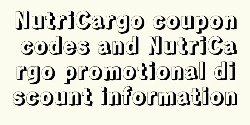 NutriCargo coupon codes and NutriCargo promotional discount information