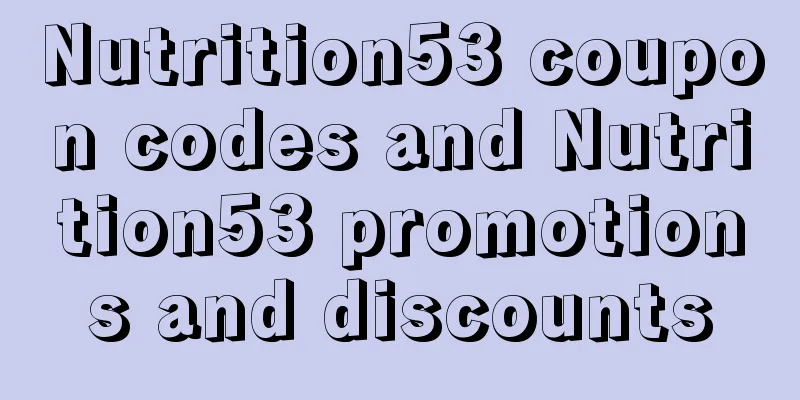 Nutrition53 coupon codes and Nutrition53 promotions and discounts