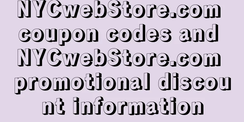 NYCwebStore.com coupon codes and NYCwebStore.com promotional discount information