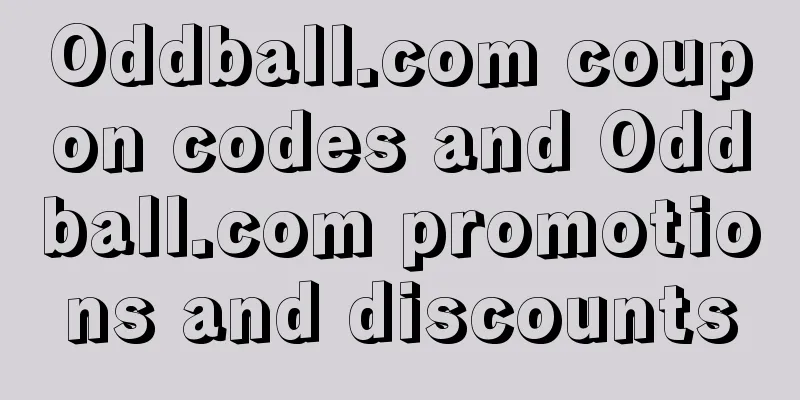 Oddball.com coupon codes and Oddball.com promotions and discounts