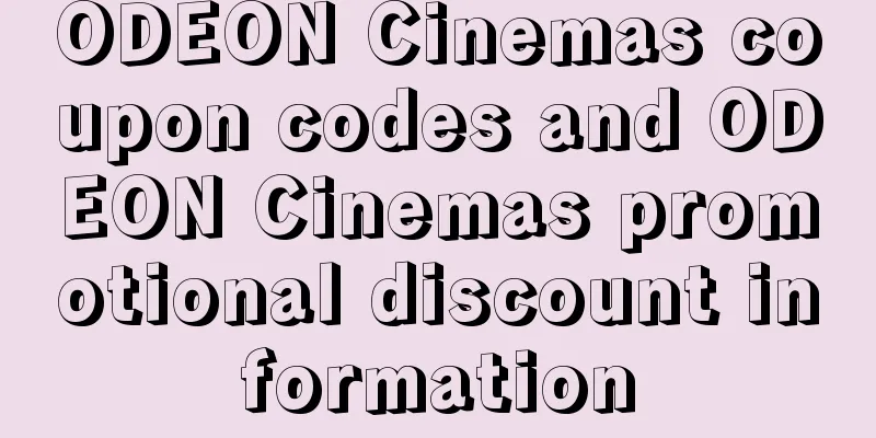 ODEON Cinemas coupon codes and ODEON Cinemas promotional discount information