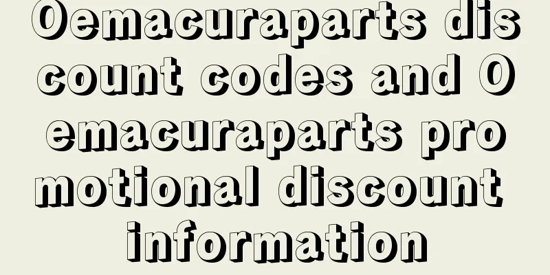 Oemacuraparts discount codes and Oemacuraparts promotional discount information