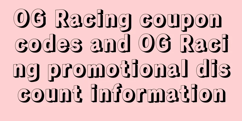 OG Racing coupon codes and OG Racing promotional discount information