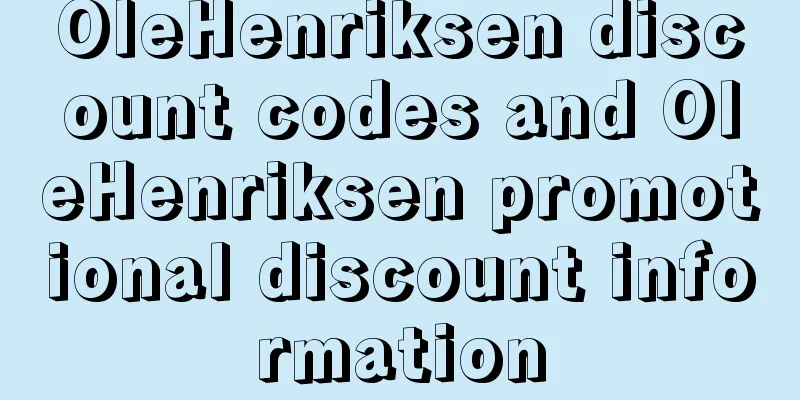 OleHenriksen discount codes and OleHenriksen promotional discount information