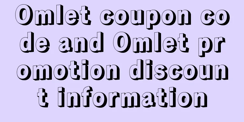 Omlet coupon code and Omlet promotion discount information