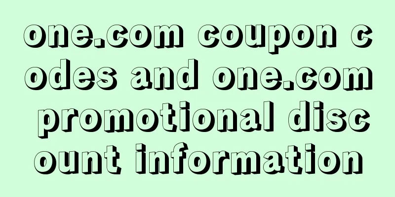 one.com coupon codes and one.com promotional discount information
