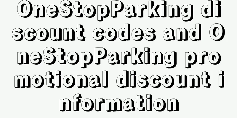 OneStopParking discount codes and OneStopParking promotional discount information