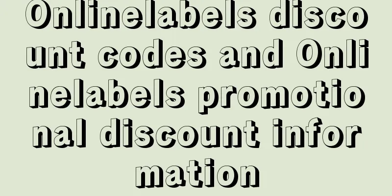 Onlinelabels discount codes and Onlinelabels promotional discount information
