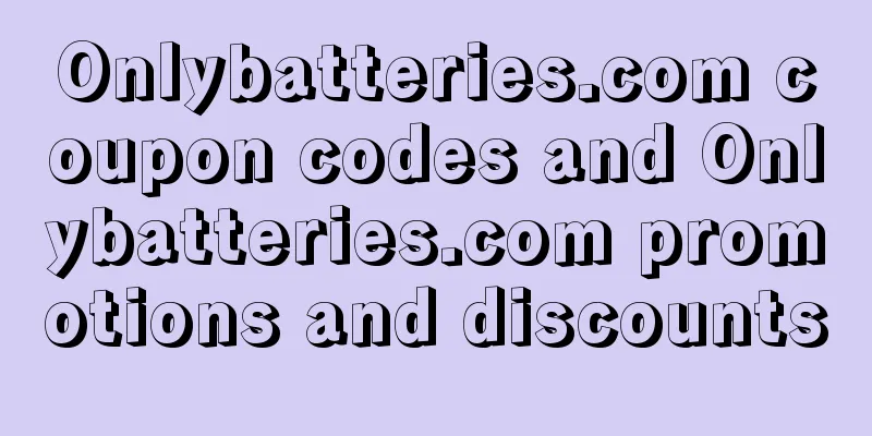 Onlybatteries.com coupon codes and Onlybatteries.com promotions and discounts