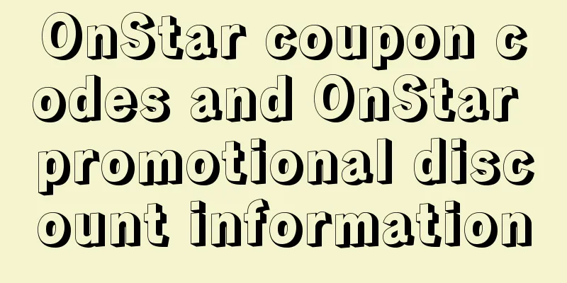 OnStar coupon codes and OnStar promotional discount information