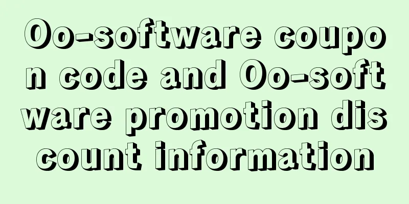 Oo-software coupon code and Oo-software promotion discount information