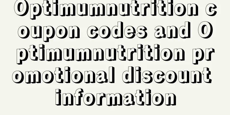 Optimumnutrition coupon codes and Optimumnutrition promotional discount information