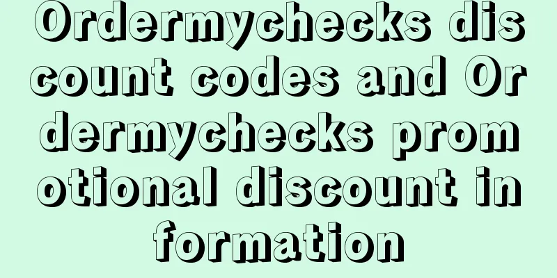 Ordermychecks discount codes and Ordermychecks promotional discount information