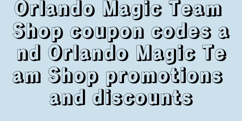 Orlando Magic Team Shop coupon codes and Orlando Magic Team Shop promotions and discounts