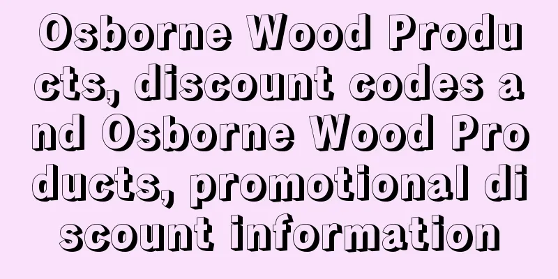 Osborne Wood Products, discount codes and Osborne Wood Products, promotional discount information
