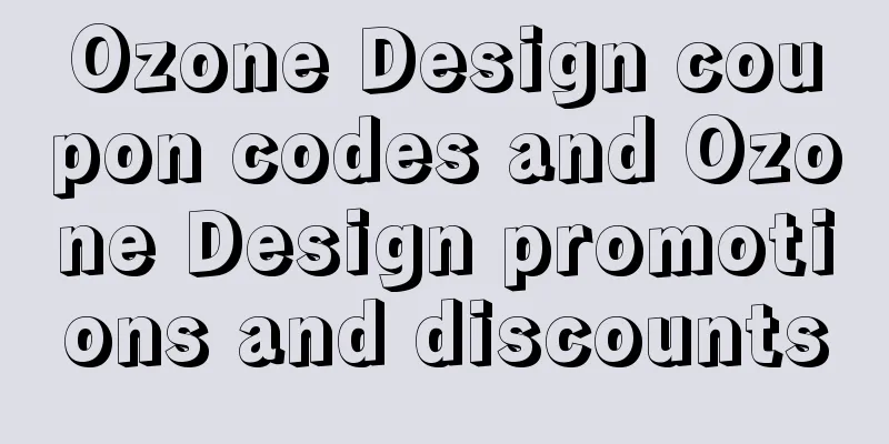Ozone Design coupon codes and Ozone Design promotions and discounts