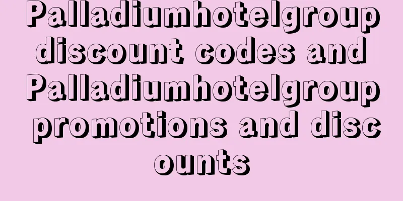 Palladiumhotelgroup discount codes and Palladiumhotelgroup promotions and discounts