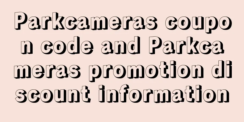 Parkcameras coupon code and Parkcameras promotion discount information