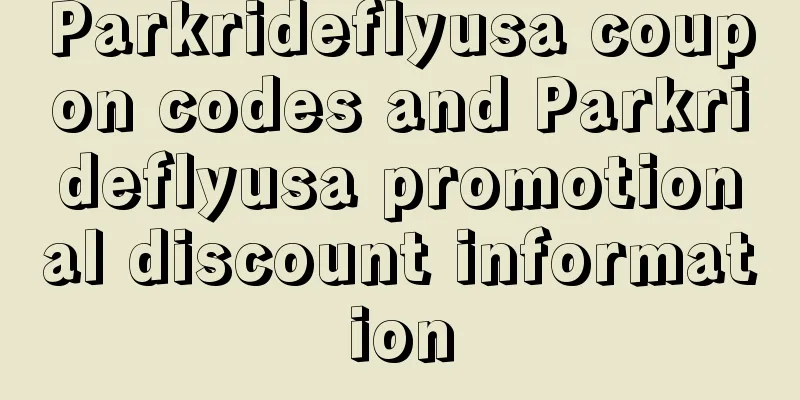 Parkrideflyusa coupon codes and Parkrideflyusa promotional discount information