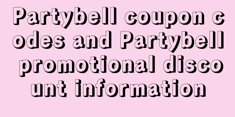 Partybell coupon codes and Partybell promotional discount information