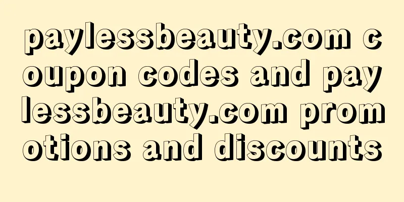 paylessbeauty.com coupon codes and paylessbeauty.com promotions and discounts