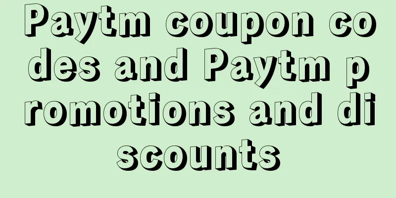 Paytm coupon codes and Paytm promotions and discounts