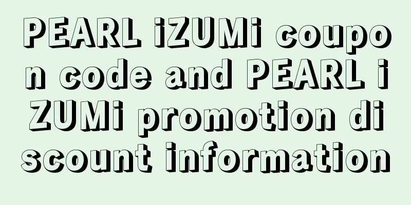 PEARL iZUMi coupon code and PEARL iZUMi promotion discount information