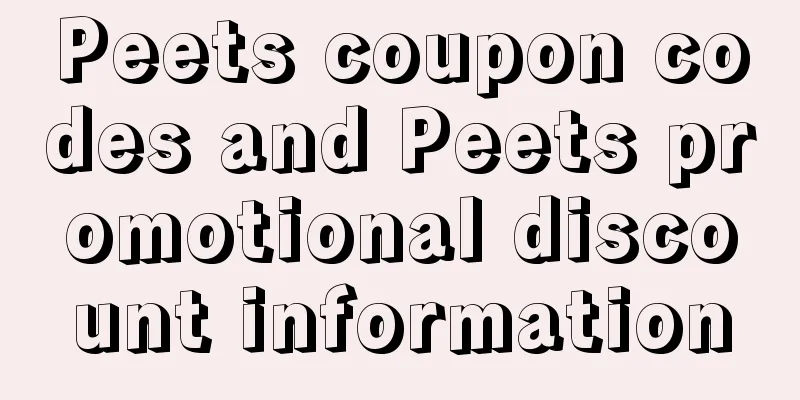 Peets coupon codes and Peets promotional discount information