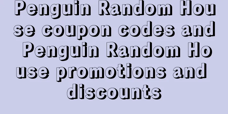 Penguin Random House coupon codes and Penguin Random House promotions and discounts