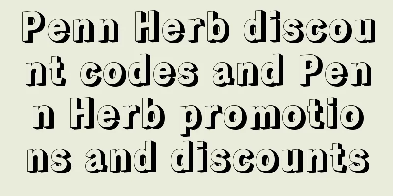 Penn Herb discount codes and Penn Herb promotions and discounts