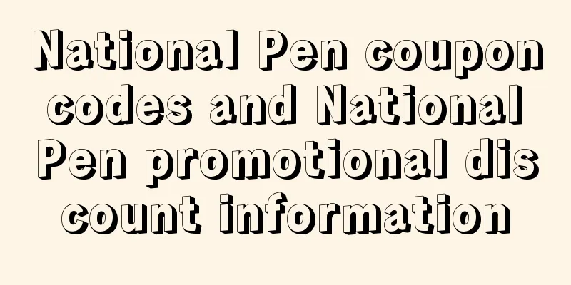 National Pen coupon codes and National Pen promotional discount information