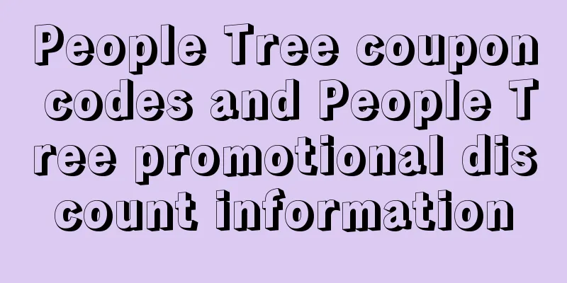 People Tree coupon codes and People Tree promotional discount information